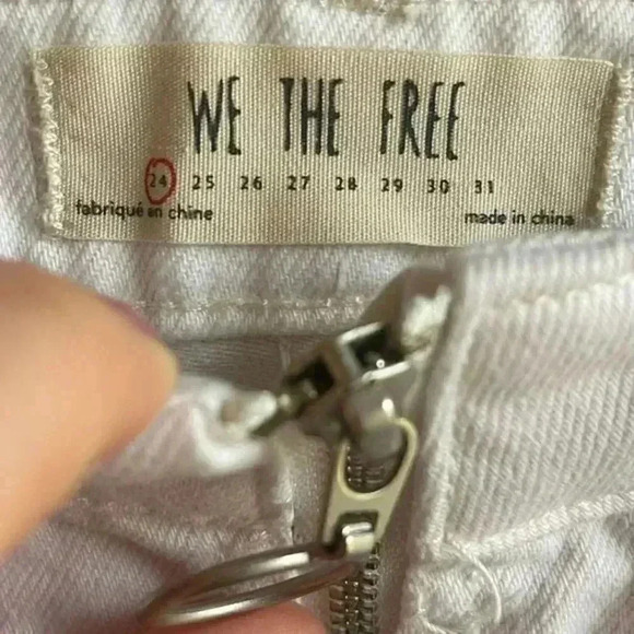 3/$30 BUNDLE SALE!! We The Free by Free People zip it up mini denim skirt - Picture 10 of 10